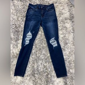 American Eagle Womens Blue Jeans Size 12 Long